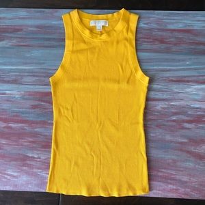 Michael Kors Yellow Tank size M/S worn once